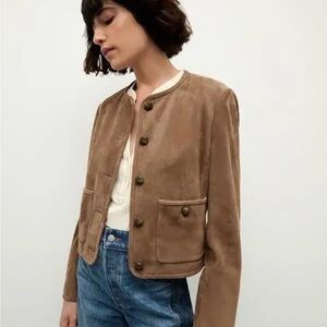 Heartloom Brown Suede Blazer new size L